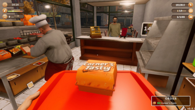Corner Kitchen Fast Food Simulator PC Screenshot
